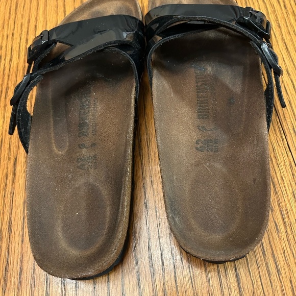 Birkenstock Women's Black Glossy Boho Sandals - Picture 2 of 9
